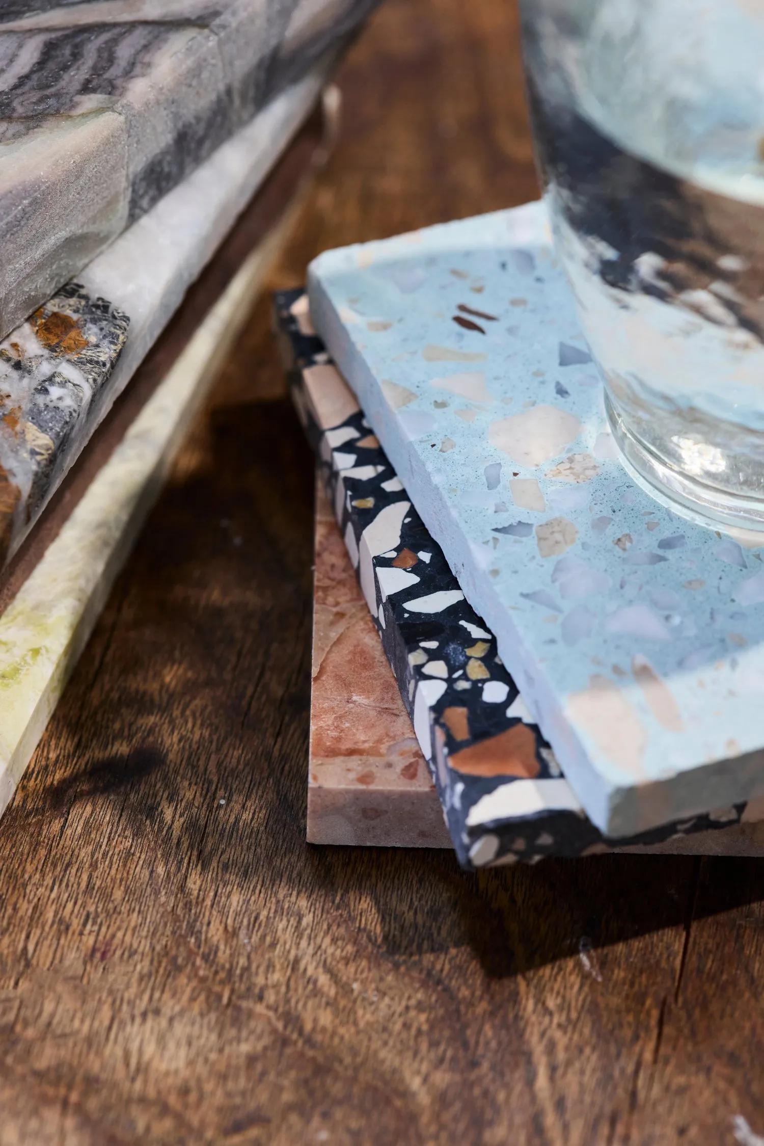 Natural stone and material samples